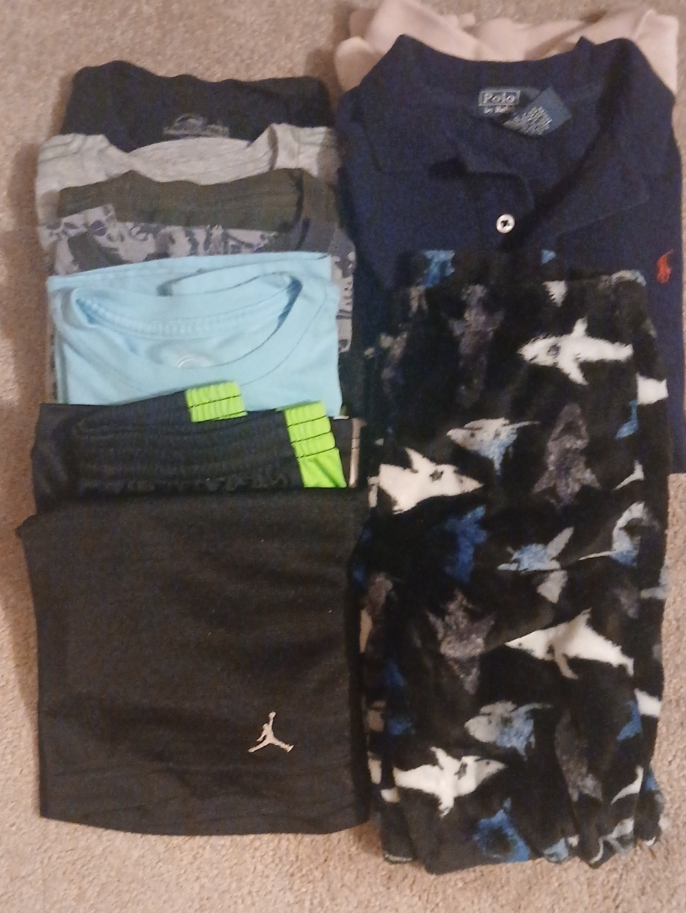 BOYS BUNDLE LOT 10 PIECES SUMMER CLOTHING SIZES 6/7